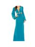 Mac Duggal 100% Polyester Teal Cocktail Dress Size 14 - photo 3