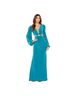 Mac Duggal 100% Polyester Teal Cocktail Dress Size 14 - photo 1