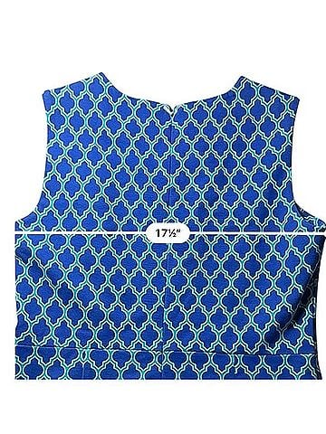 Lands' End Quatrefoil Sleeveless Ponte Sheath Pocket Dress Casual Dress (view 2)