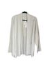 Vince. Solid Stripes Ivory Wool Blazer Size L - photo 1