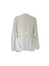 Vince. Solid Stripes Ivory Wool Blazer Size L - photo 2