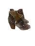 Vince Camuto Snake Print Multi Color Ankle Boots Size 10 - photo 2
