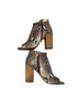 Vince Camuto Snake Print Multi Color Ankle Boots Size 10 - photo 1