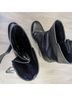 Giuseppe Zanotti 100% Leather Solid Black Boots Size EU 37 1/2 - photo 9