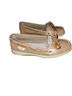 Sperry Top Sider Color Block Polka Dots Tan Ivory Flats Size 9 1/2 - photo 2