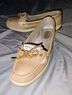 Sperry Top Sider Color Block Polka Dots Tan Ivory Flats Size 9 1/2 - photo 10