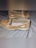 Sperry Top Sider Color Block Polka Dots Tan Ivory Flats Size 9 1/2 - photo 12