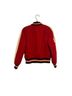 Coach 77% Wool 23% Nylon 90% Leather 67% Polyester 43% Cotton 86% Acrylic 27% Polyamide 4% Elastane 100% Polyester Stripes Red Black White Denim Jacket Size S - photo 2