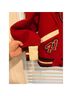 Coach 77% Wool 23% Nylon 90% Leather 67% Polyester 43% Cotton 86% Acrylic 27% Polyamide 4% Elastane 100% Polyester Stripes Red Black White Denim Jacket Size S - photo 6