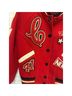 Coach 77% Wool 23% Nylon 90% Leather 67% Polyester 43% Cotton 86% Acrylic 27% Polyamide 4% Elastane 100% Polyester Stripes Red Black White Denim Jacket Size S - photo 5