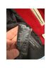 Coach 77% Wool 23% Nylon 90% Leather 67% Polyester 43% Cotton 86% Acrylic 27% Polyamide 4% Elastane 100% Polyester Stripes Red Black White Denim Jacket Size S - photo 4