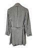 Evan Picone Houndstooth Black White Coat Size 6 - photo 2