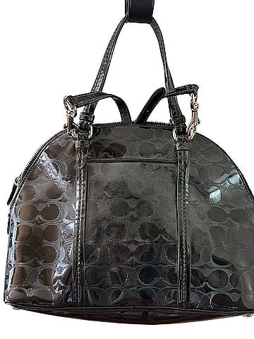 Coach Peyton Link C Leather Satchel (view 2)