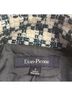 Evan Picone Houndstooth Black White Coat Size 6 - photo 3