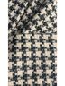 Evan Picone Houndstooth Black White Coat Size 6 - photo 4