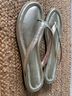 J.Crew 100% Leather Gold Flip Flops Size 9 - photo 5