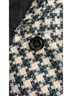 Evan Picone Houndstooth Black White Coat Size 6 - photo 5