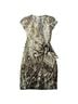 Cache Snake Print Green Brown Casual Dress Size S - photo 1