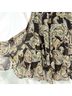 Soft Surroundings 100% Polyester Paisley Floral Brown Gold Casual Skirt Size M (petite) - photo 7