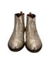 Golden Goose Snake Print Gold Boots Size 9 1/2 - photo 5