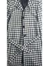 Evan Picone Houndstooth Black White Coat Size 6 - photo 6