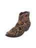 Golden Goose Snake Print Animal Print Brown Black Ankle Boots Size 6 - photo 4