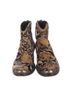 Golden Goose Snake Print Animal Print Brown Black Ankle Boots Size 6 - photo 5