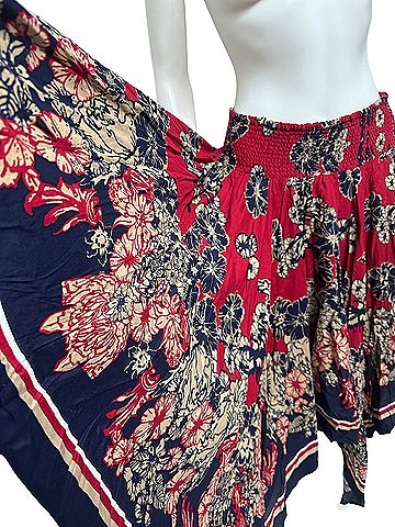 Denim 24/7 Bohemian Hem Active Skirt (view 2)