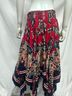 Denim 24/7 Floral Red Blue Ivory Active Skirt Size 18 - photo 4