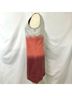 Hoss Intropia Ombre Gray Burgundy Red Wool Dress Size M - photo 9