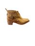 Free People 100% Leather Brown Tan Ankle Boots Size 9 - photo 1