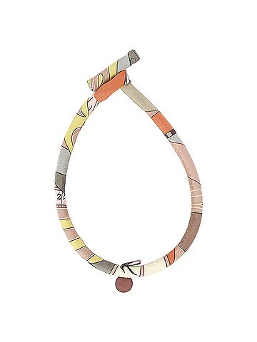 Hermès Hermès Bride Necklace PM in Multicolor Silk (view 2)
