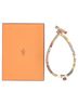 Hermès 100% Silk Multi Color Hermès Bride Necklace PM in Multicolor Silk One size - photo 3
