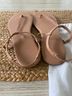 TKEES 100% Leather Tan Sandals Size EU 40 - photo 3