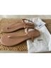 TKEES 100% Leather Tan Sandals Size EU 40 - photo 5