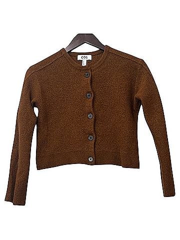 Cos Boiled Wool Cardigan Wool Cardigan (view 1)