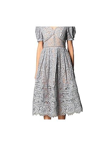 Self-Portrait Cocktail Dress (view 2)