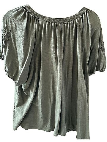 Style&Co Short Sleeve Blouse (view 2)