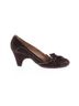 Perlina 100% Leather Brown Perlina Heels Size 9 - photo 1