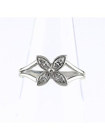 Tiffany & Co. Tiffany &amp; Co. Victoria Ring, Platinum Ring with Small Diamonds, 1997 Model, Pt950, Diamond, Women's (view 1)
