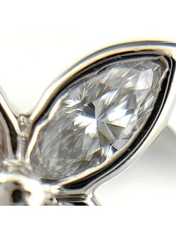 Tiffany & Co. Tiffany &amp; Co. Victoria Ring, Platinum Ring with Small Diamonds, 1997 Model, Pt950, Diamond, Women's (view 2)