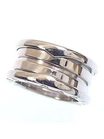 Bvlgari Bvlgari B-ZERO1 Ring for Women, 18KWG (#47), 8.2g, 18K 750 White Gold, B-Zero One (view 2)