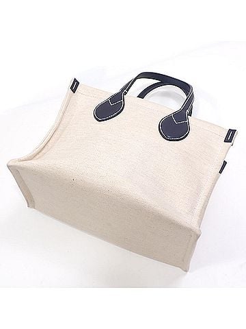 Gucci Gucci Print Mini Tote Bag for Women, Beige x Navy Canvas Leather, 772144, Japan Limited Edition (view 2)