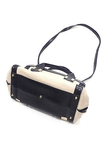 Chloé Chloé Chloe Little Alice handbag for women, black and white leather. (view 2)