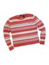 Liz Claiborne 100% Cotton Stripes Pink White Pullover Sweater Size L - photo 5