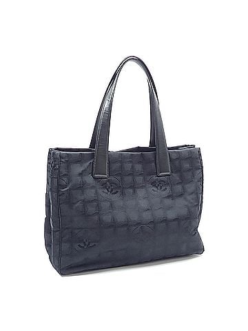 Chanel Chanel Tote Bag, New Travel Line, Women's, Black Nylon, A15991 (view 1)