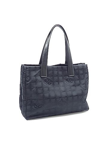 Chanel Chanel Tote Bag, New Travel Line, Women's, Black Nylon, A15991 (view 1)