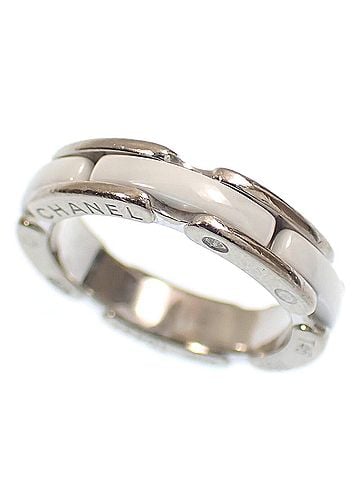 Chanel Chanel Ultra Ring for Women, 18K White Gold (#46), 5.1g, 750 Gold (view 1)