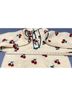 New In 100% Polyester Floral Ivory Long Sleeve T-Shirt Size M - photo 7