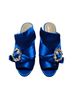 Enzo Angiolini 100% Fabric Blue Heels Size 7 1/2 - photo 1